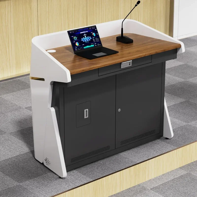 for Multifunctional Podium Conference Training Classroom Laboratory Table Large Desktop Technology Lecture Stand
