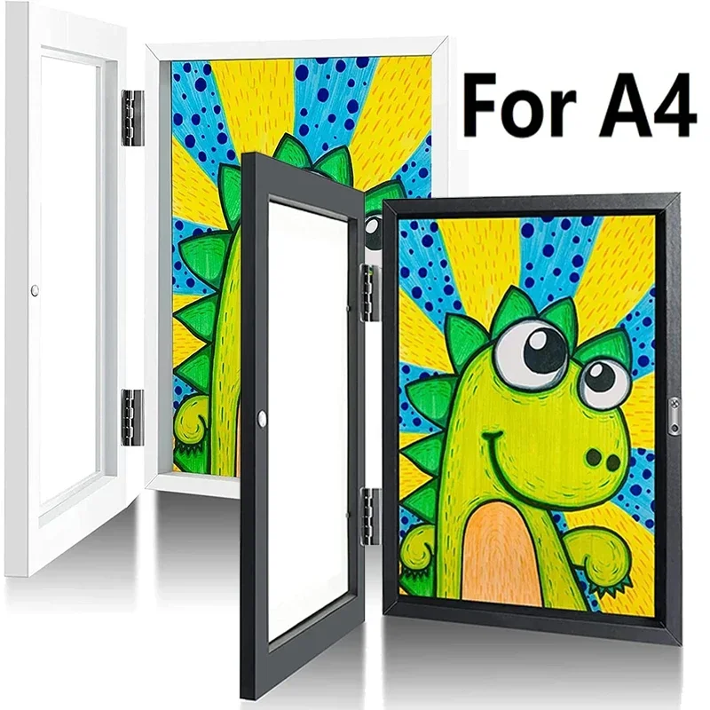 Children Art Frames 1 2 3 PCS Magnetic Front Opening for Poster Photo Drawing Paintings Pictures Kids Display Frames