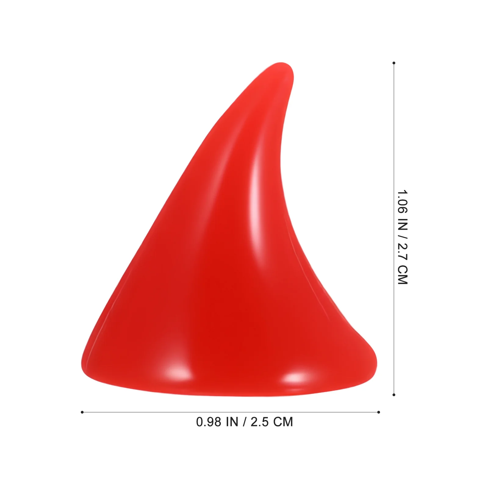 8 قطعة قرون الشر زينة دراجة نارية الملحقات دائم خفيفة الوزن آمنة لامعة خوذات الدراجة سيارة ديكور #5
