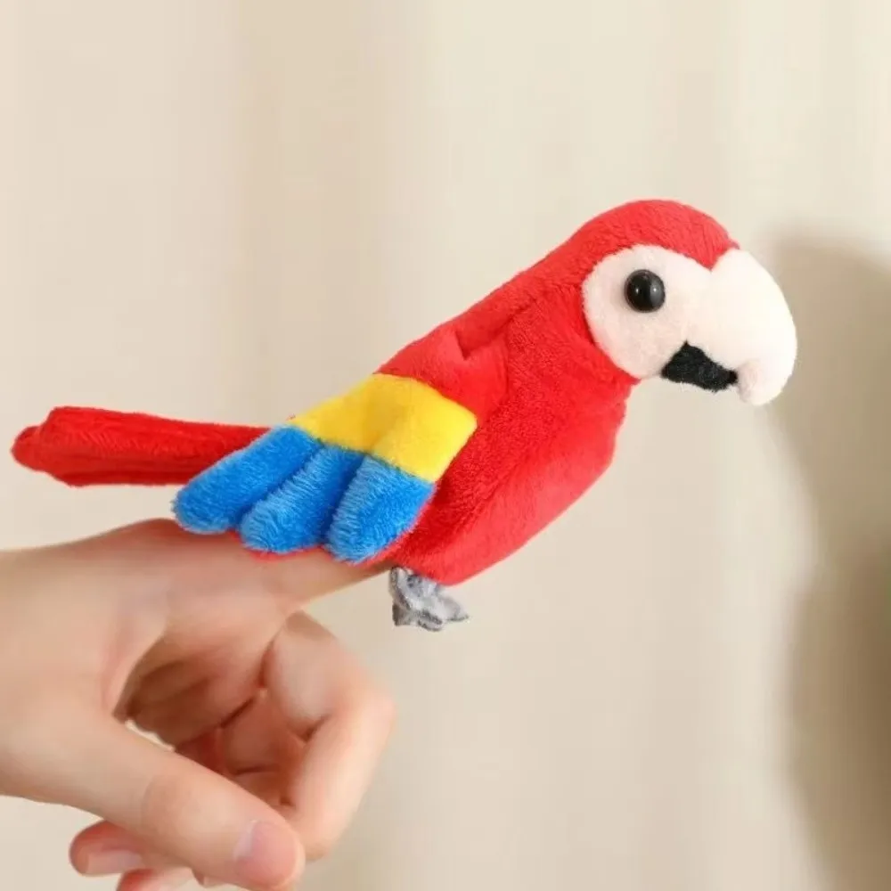 Cartoon Filled Plush Finger Puppets Handmade Doll Soft Toy Plush Finger Puppet 9cm Mini Size Hand Puppets Kids Gifts