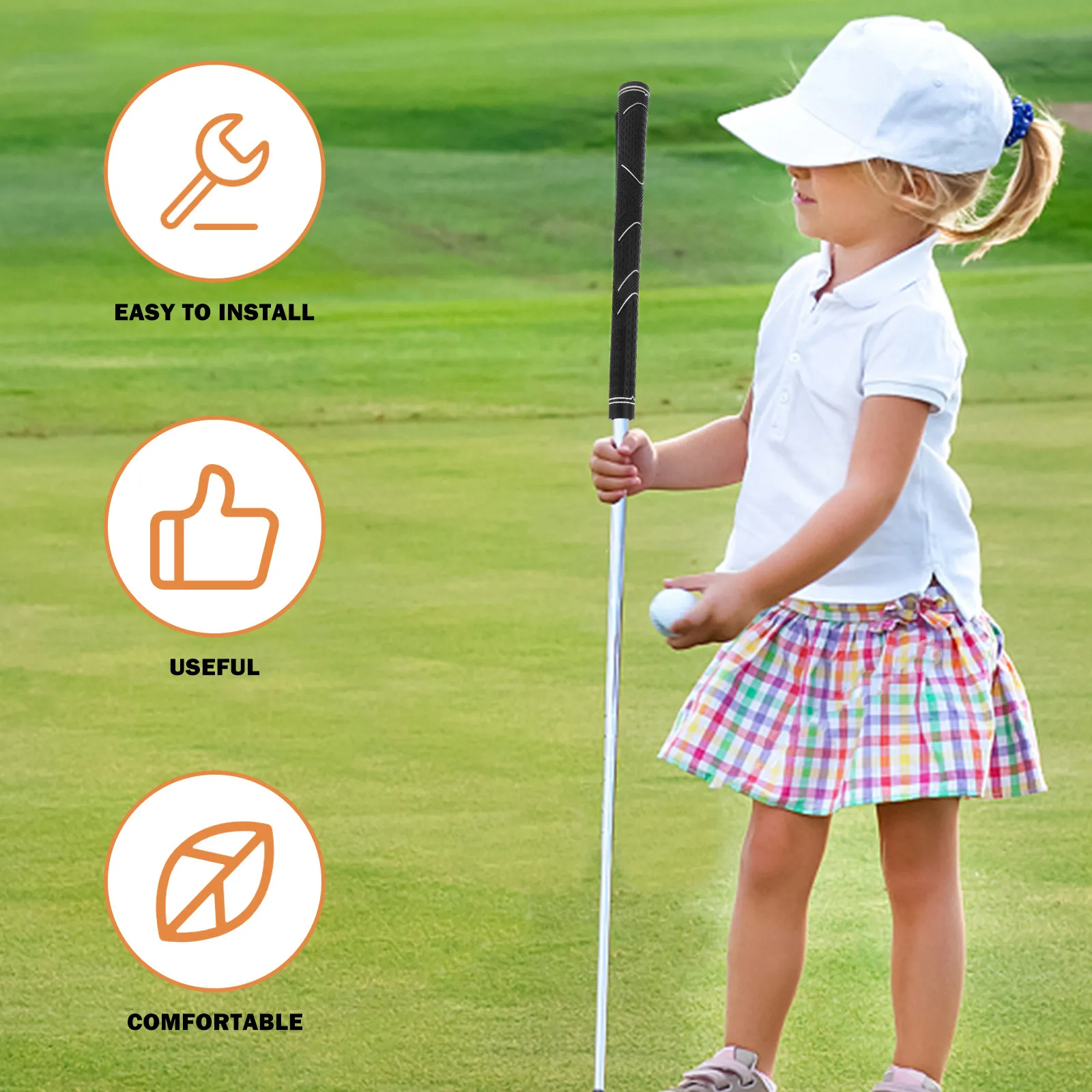 

Portable Comfortable Non Slip Grip Black Non Slip St Swinging Putter Golf Grip Men Golf Tool Accessories