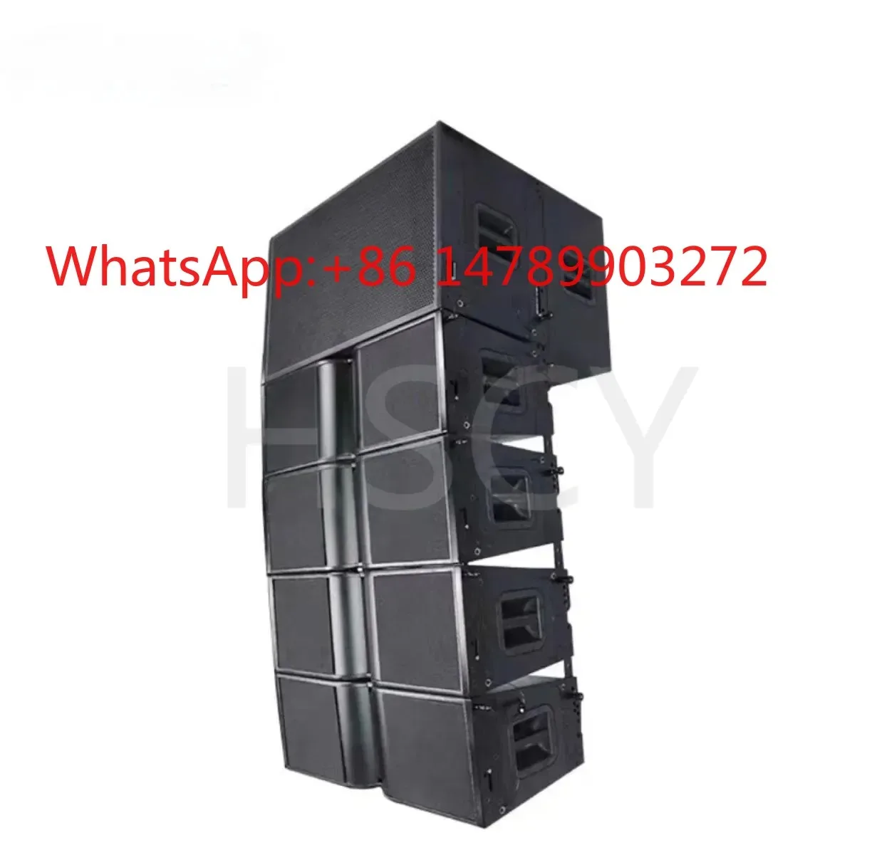 Dual 10 Inch Passive Line Array Speaker System for Indoor Outdoor PRO Audio