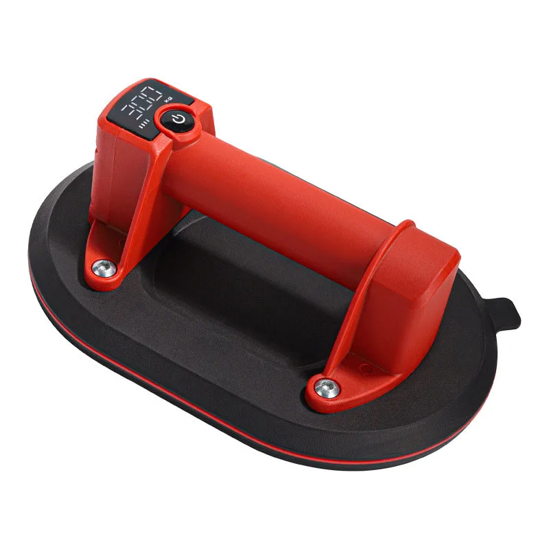 Electric Vacuum Suction Cup Lifter 660LBS Max Load Digital Display Tile Glass Suction Cup with Auto Air Refill Window Windshield