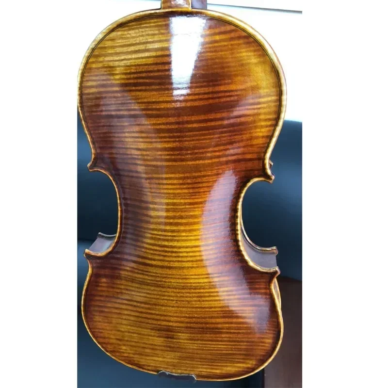Hand-painted European violin, single-board maple violin