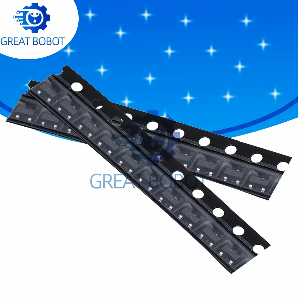 50pcs SMD Transistor MMBT5551 2N5551 G1 0.6A/180V NPN SMD SOT23