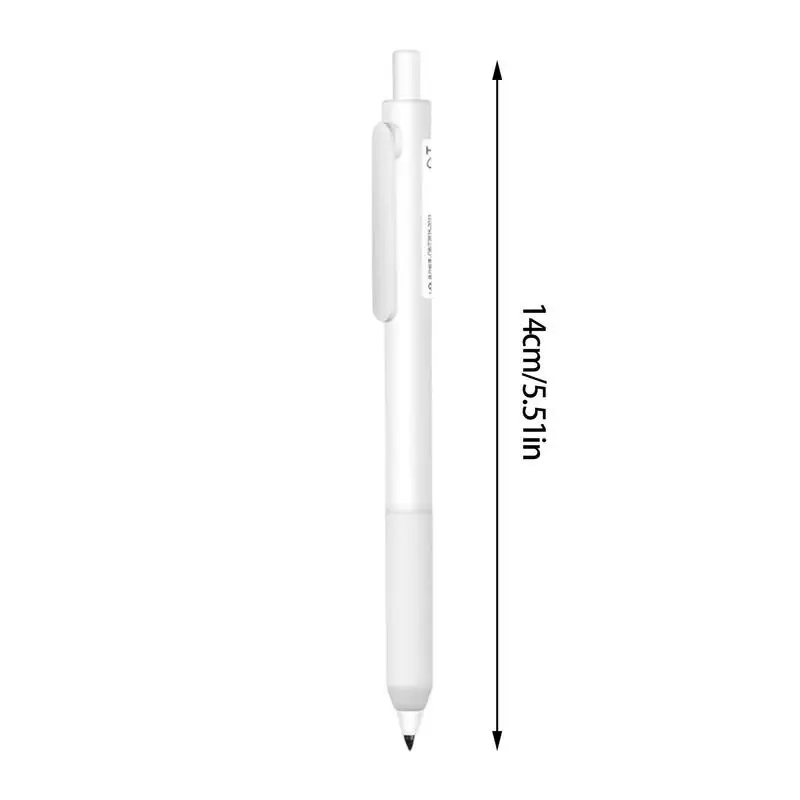 Eternal Infinity Metal Pencil With Eraser Inkless Tree-Friendly Reusable Forever Pencil For Kids Children Writing Sketch Drawing