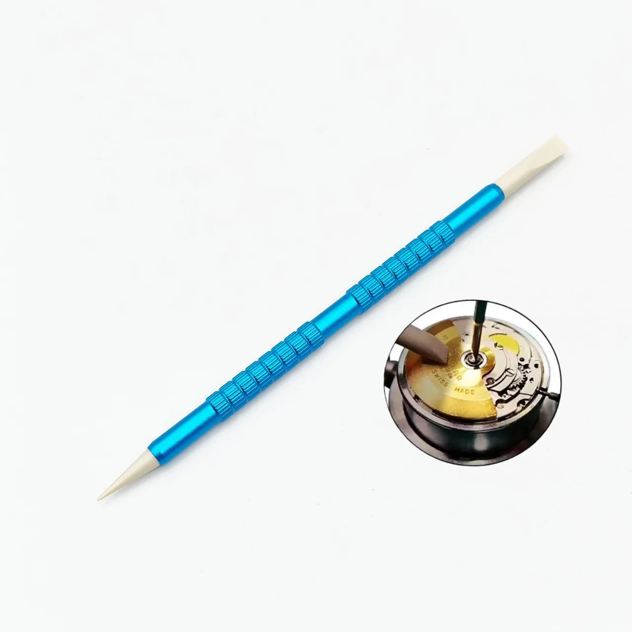 Movement cleaning auxiliary stick PEEK glue head movement literal cleaning auxiliary stick