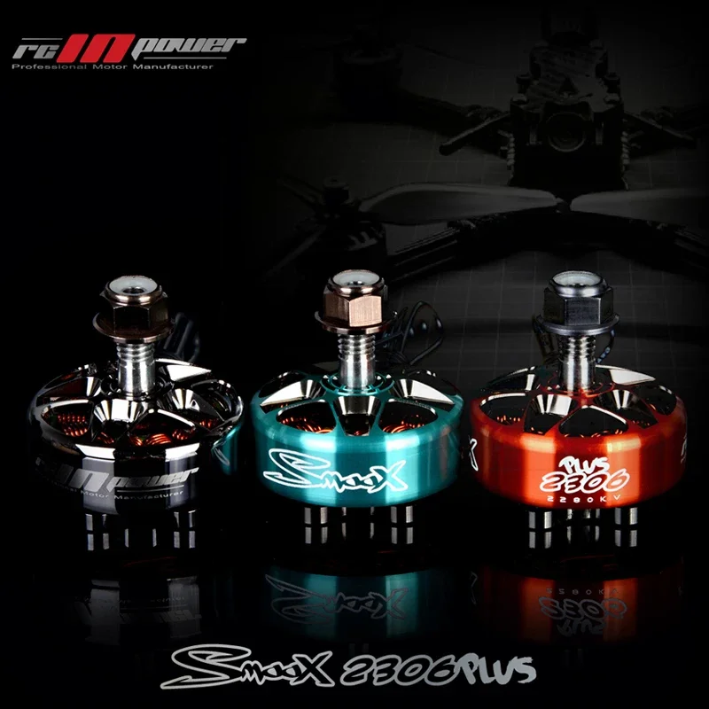 

4pcs RCINPOWER SmooX GTS V2 2306 Plus brushless motor 1880/2280/2580kv high-end freestyle For RC racing Drone Parts