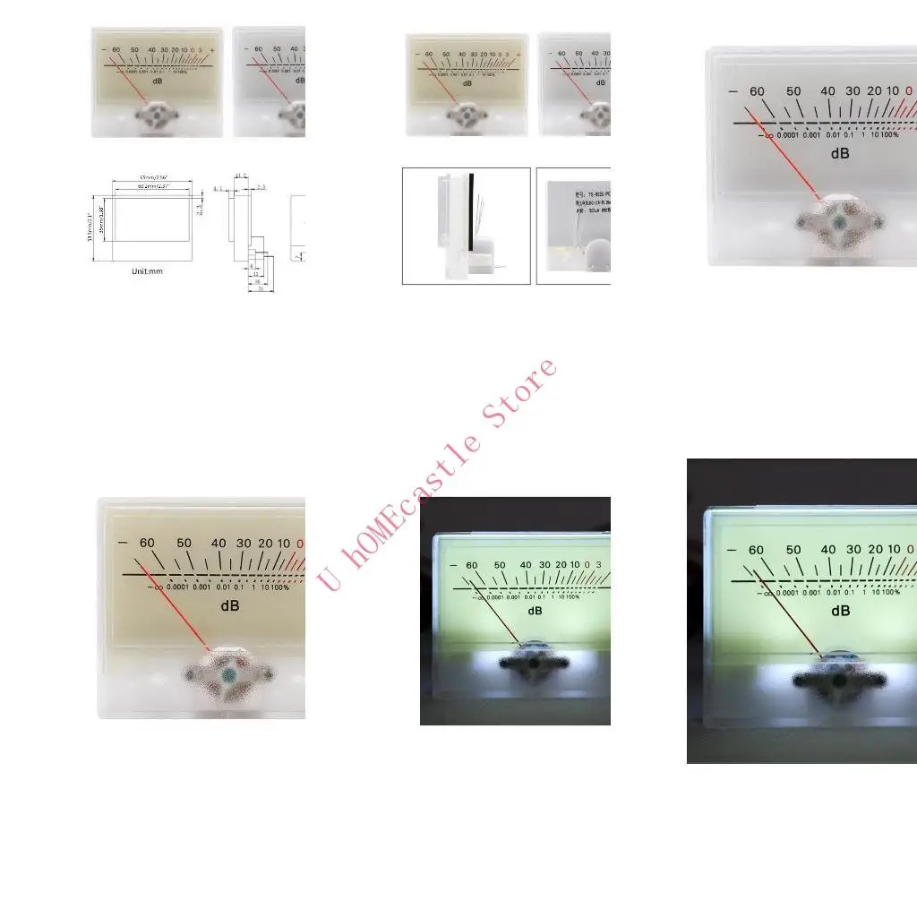 63HF High Performance VU Meter Quality Level Meter Amplifier Easy Wiring