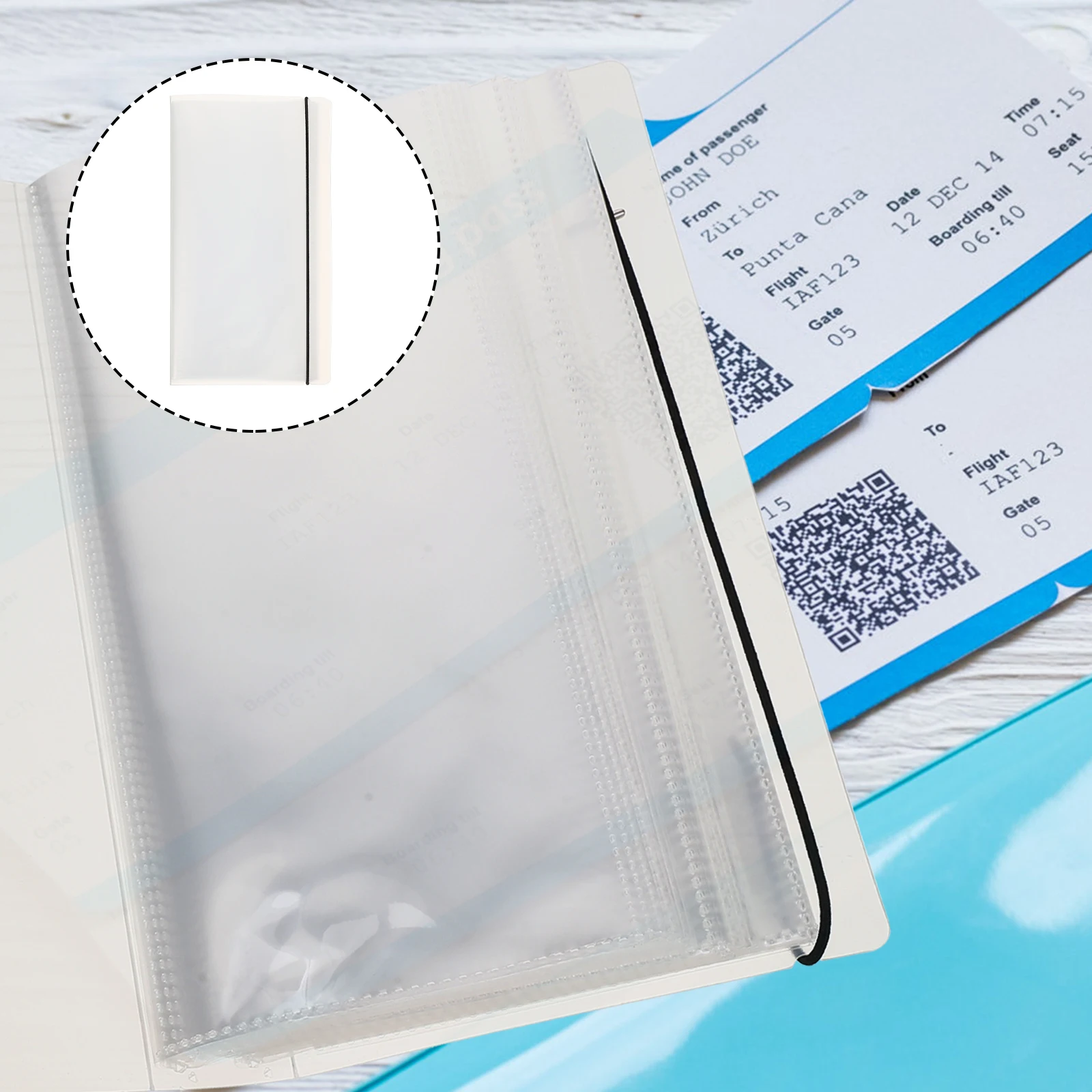 

Multi-Functional Tickets Storage Album Movie Plane Commemorative Collector Loose Leaf Book Portable Gifts for Theatre Lovers