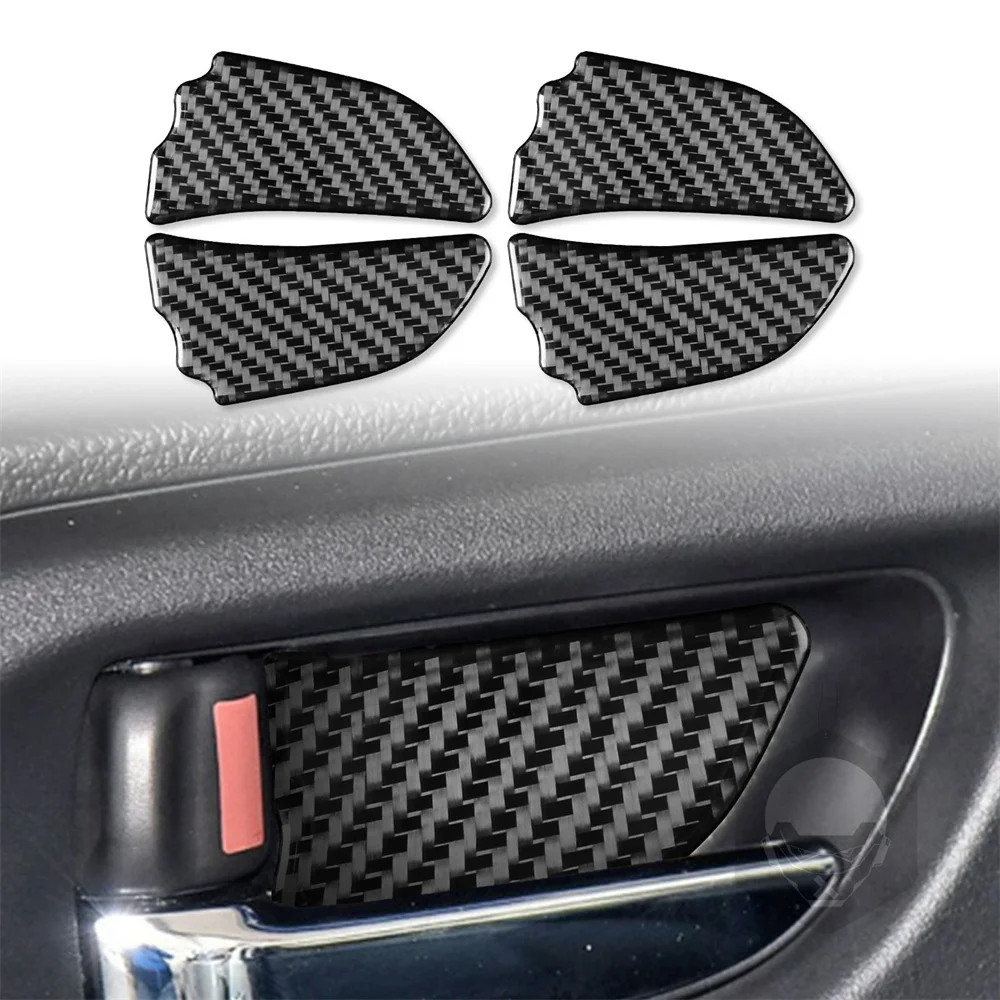 

4pcs For Subaru Forester 13-18 Inner Door Bowl Carbon Fiber Decorative Sticker