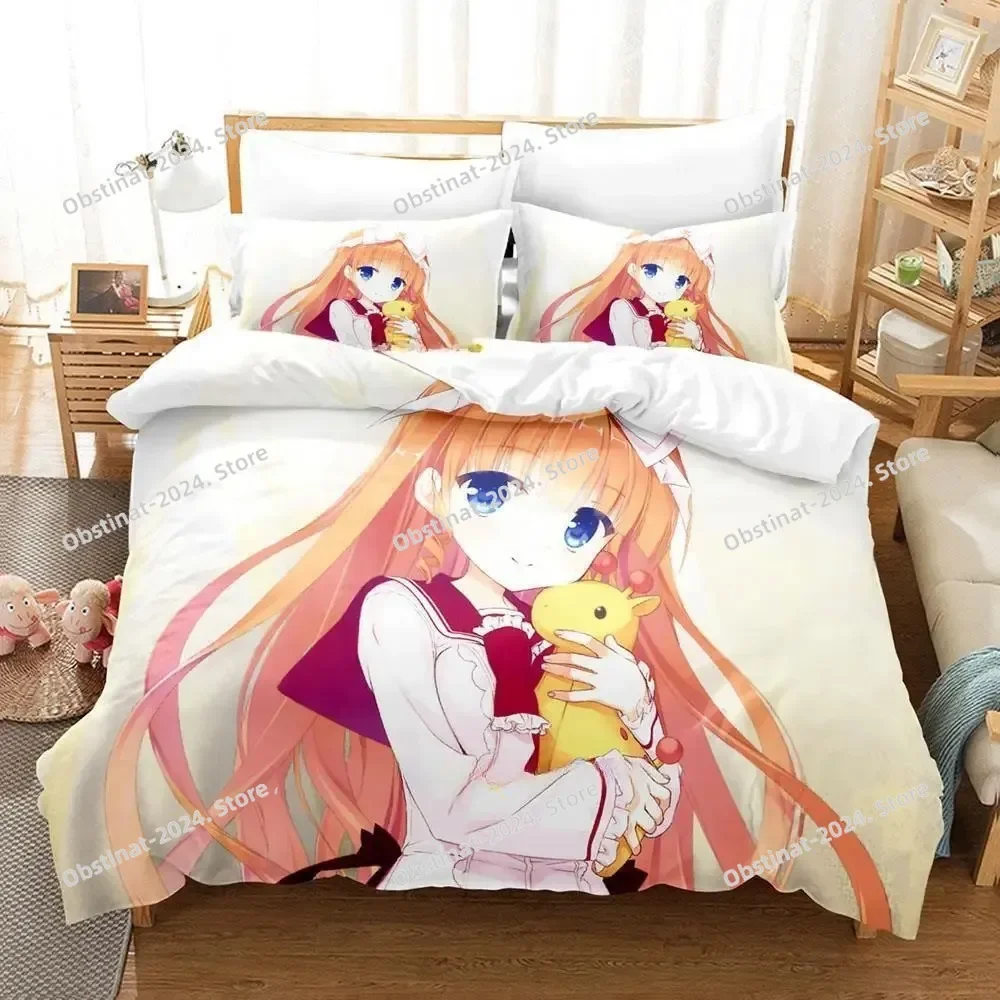 ثلاثية الأبعاد أنيمي لعبة آريا القرمزي الذخيرة طقم سرير مطبوعة مع المخدة غطاء لحاف السرير لينة واحدة مزدوجة الملكة سوبر الملك الحجم