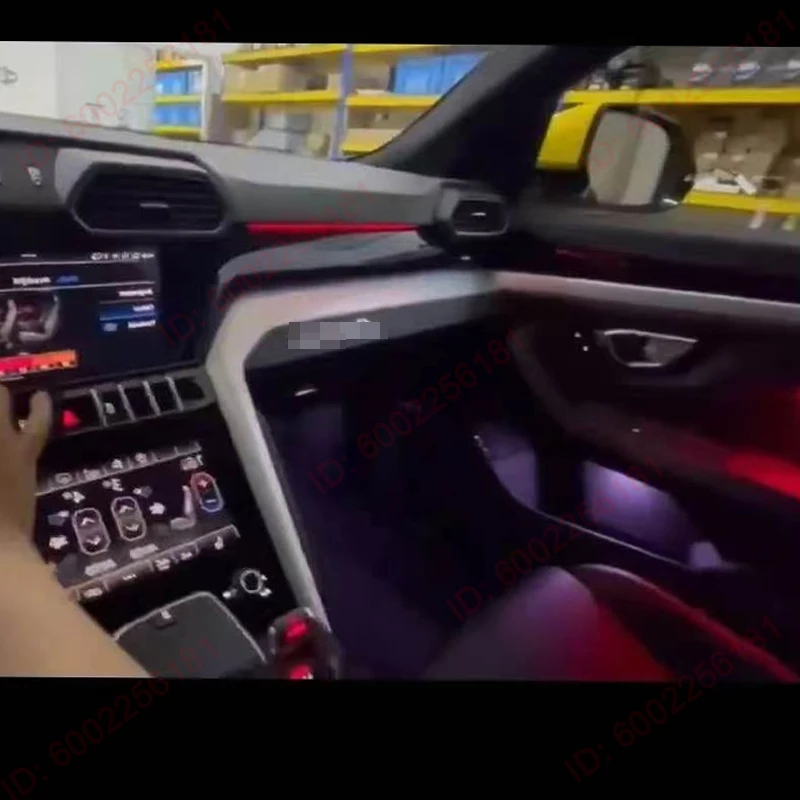 LED Ambient Light Fit for Lamborghini Urus 2018 2019 2020-2023 Decorative Atmosphere Central LED 18 lamp screen / APP control