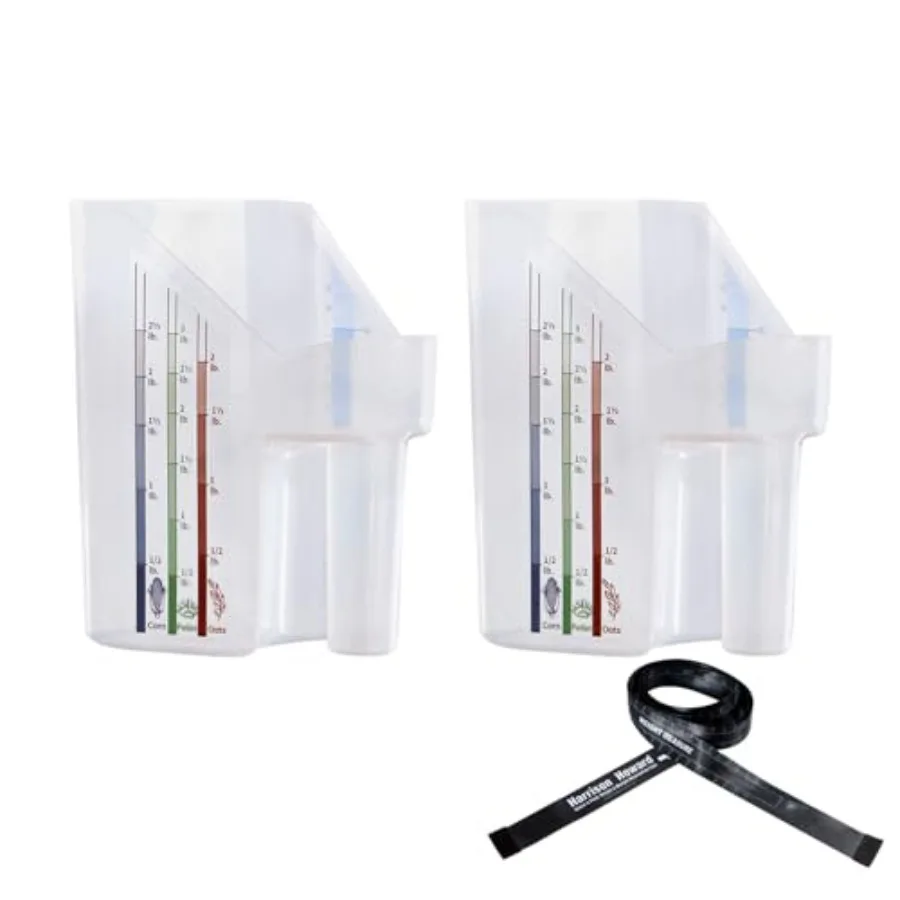 Feed Scoop for Equine Precision Plastic Measuring Scoop with Measurement Markings Perfect for Stable Use Measuring Sweet Feed P