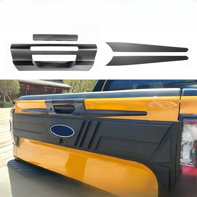 Tailgate Handle Patch Suitable for Ford Ranger T9 23-26 Car Side Wings Trunk Handle Door Bowl Modification Exterior Accessories