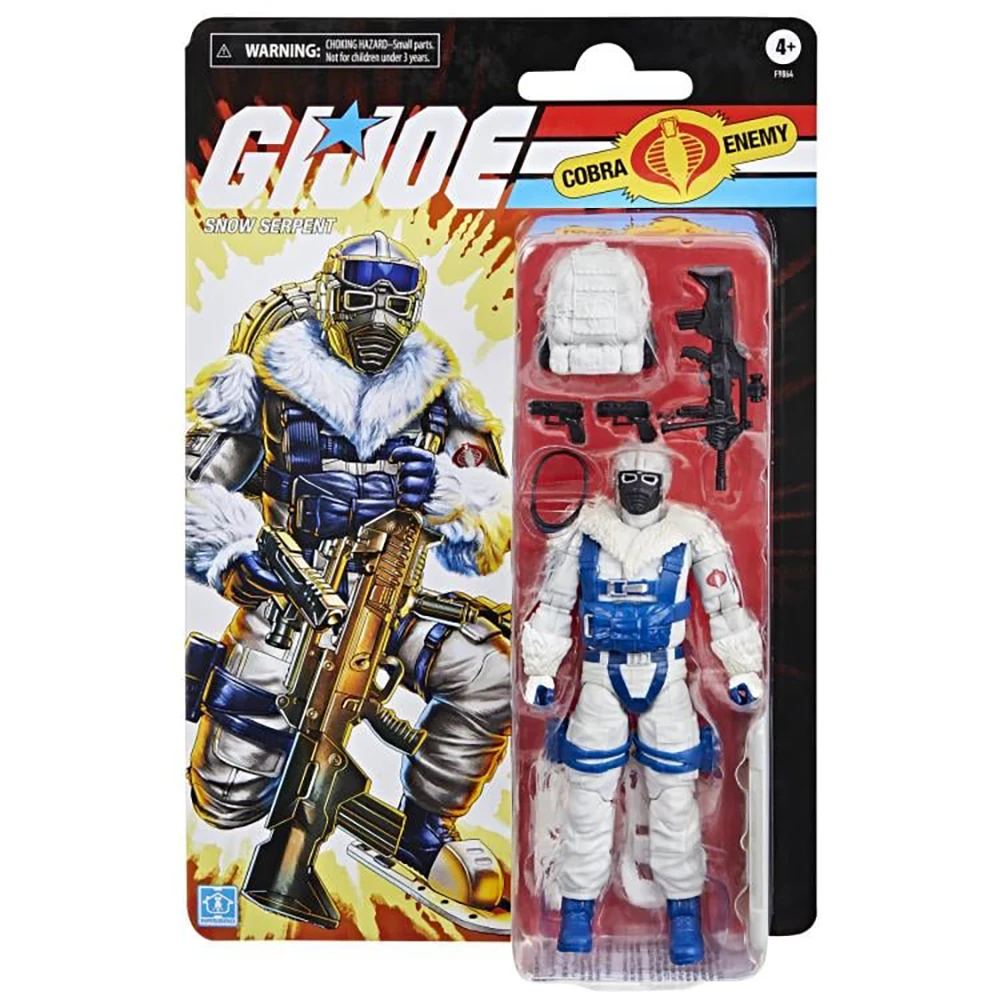 In Stock Original Hasbro G.I. Joe Classified Series Retro Collection Snow Serpent Collectible Action Figures Model Toys Gifts