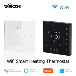 Controlador de Temperatura Termostato de Aquecimento WiFi, Piso Quente, Caldeira a Gás, Digital, Tuya Smart Life, Alexa, Assistente Doméstico do Google, 220V