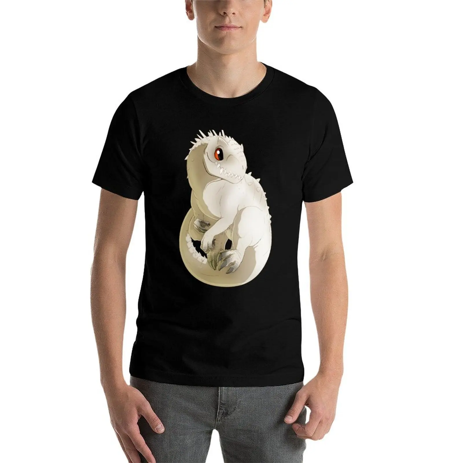 تي شيرت Indominus Rex للرجال تي شيرت رجالي قطن 100 بالمائة تي شيرت جرافيك