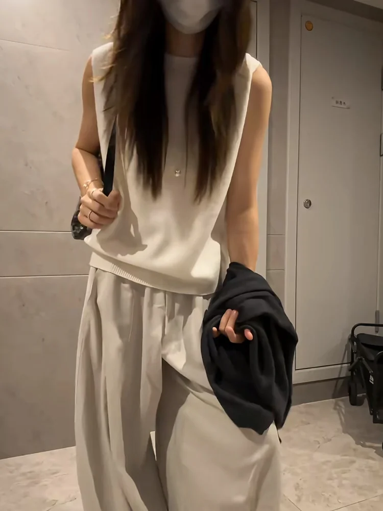 

Классический универсальный шерстяной вязаный жилет для женщин, осенний, для носки в качестве самостоятельной вещи или в качестве нижнего слоя, с V-образным вырезом, мягкий, элегантный, в стиле OL.