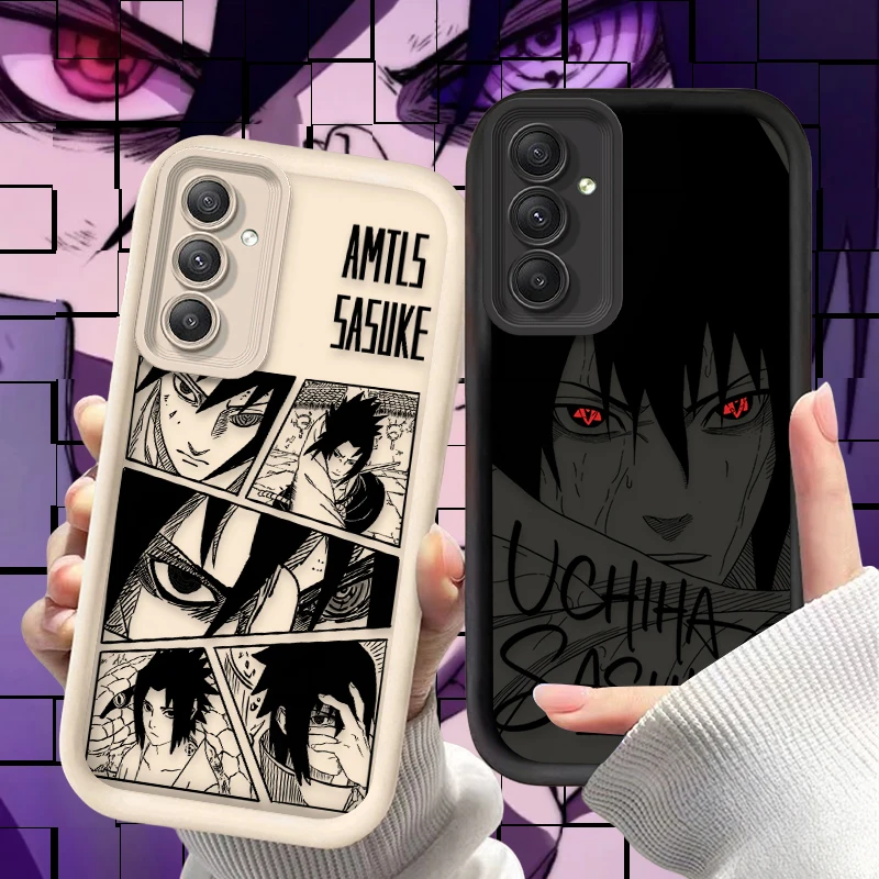 Naruto Sasuke Classic Sketch Case For Samsung Galaxy A16 A26 A36 A56 A05 A05S A15 A25 A35 A55 A54 A34 A24 A14 A13 A52 A52S A51