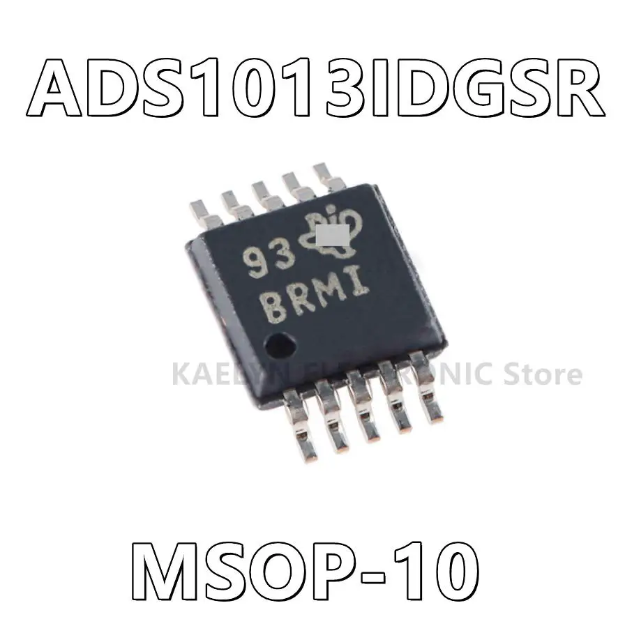 10Pcs/lot ADS1013IDGSR ADS1013 12 Bit Analog to Digital Converter 1, 2 Input 1 Sigma-Delta 10-VSSOP