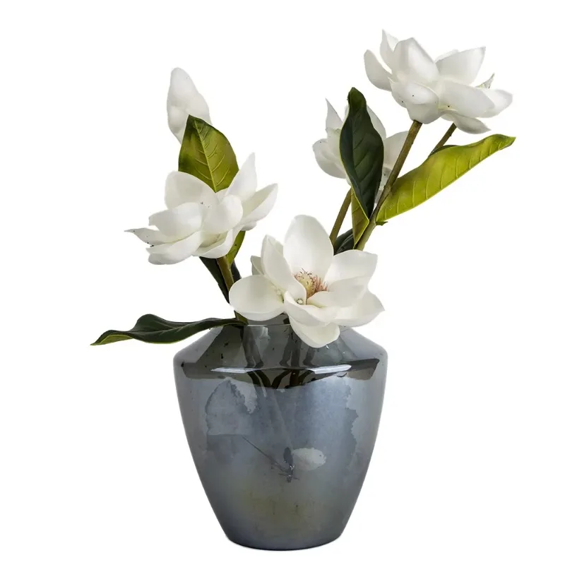 

Artificial Flowers Kapok Potted Plants Home Interior Decoration Simulation Crafts Green Plants Potted Flowers