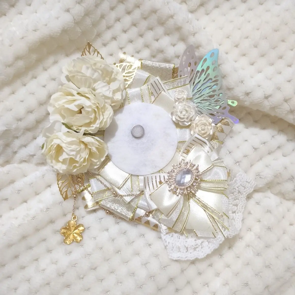 Original Luxury Ita Bag Badge HolderDIY Ita Bag Decoration Quadratic Element Anime Badge Holder Award Rosette