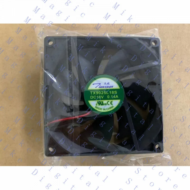 

UU 1PC refrigerator thermostat cabinet cooling fan TX9025L18S 18V 0.14A 9025