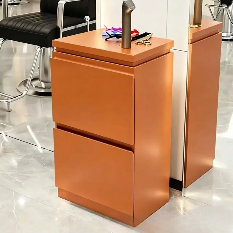 New Barber Shop Tool Cabinet Stainless Steel Hair Salon Tool Cabinet Hair Salon Tool Desk Storage Locker with Drawer