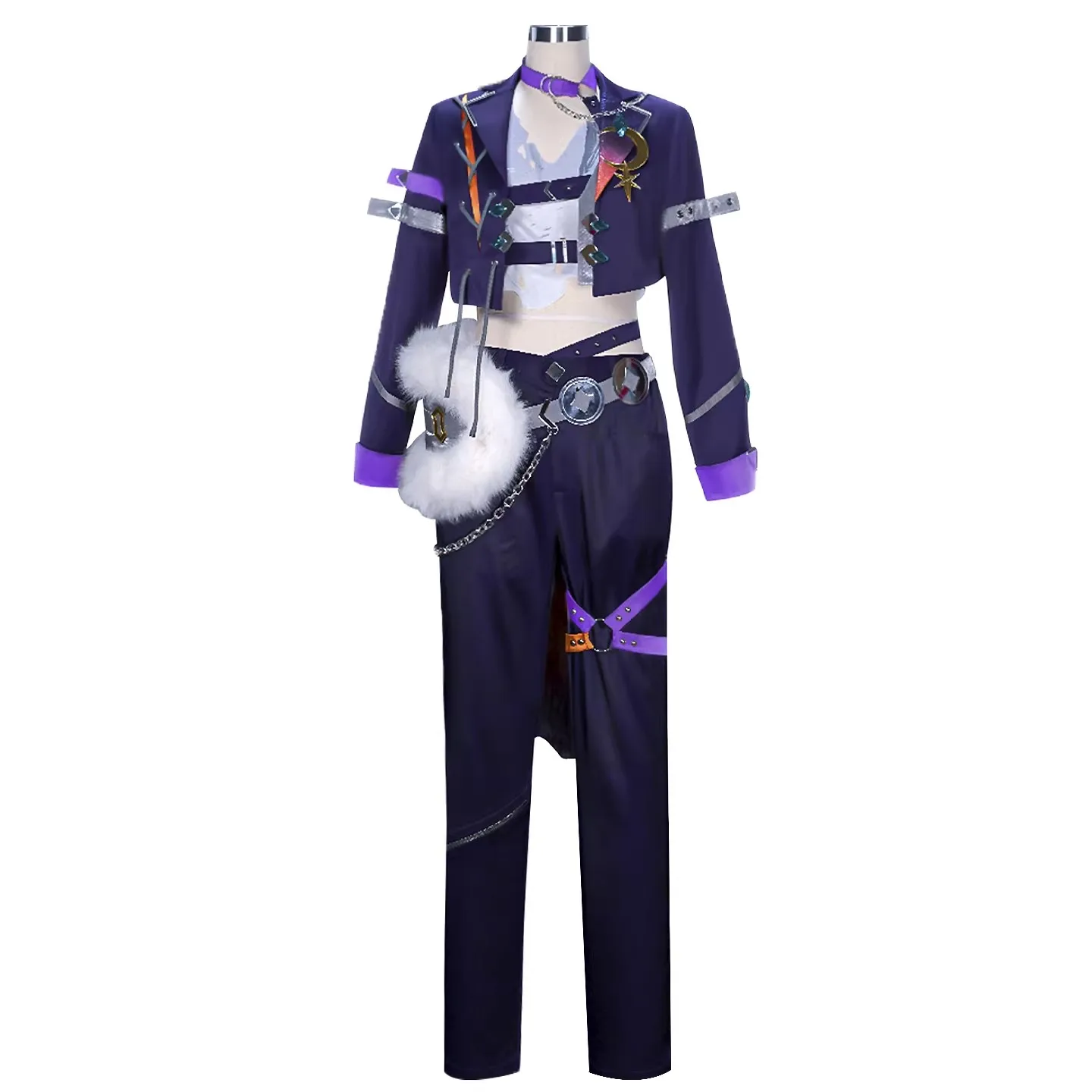 COS-KiKi Ensemble Stars Mikejima Madara Souma Kanzaki Morisawa Chiaki Hakaze Kaoru Game Suit Uniform Cosplay Costume Halloween - view 5
