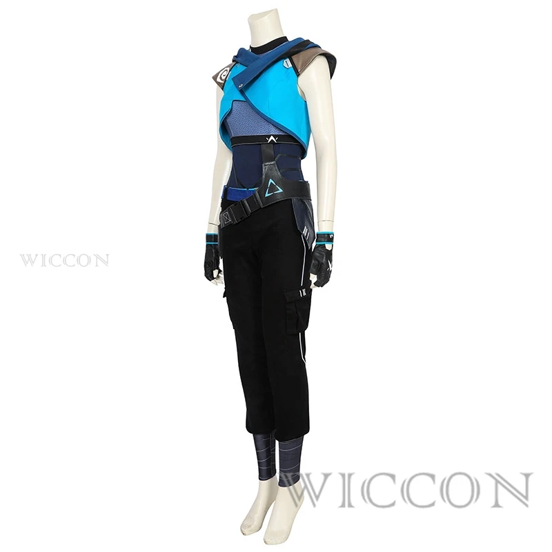 Valorant Jett Cosplay Frauen Kostüm Perücke weibliche Schütze Rollenspiel Schuhe Outfits Halloween Karneval Party Kleidung weiblichen Anzug