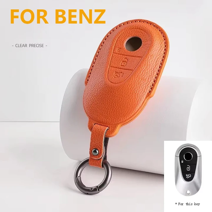Car Key Case Cover Sheepskin for Mercedes Benz W176 W177 W205 W206 W212 W213 W222 W223 W167 W463 X166 A C E S G CLS GLC SL Class
