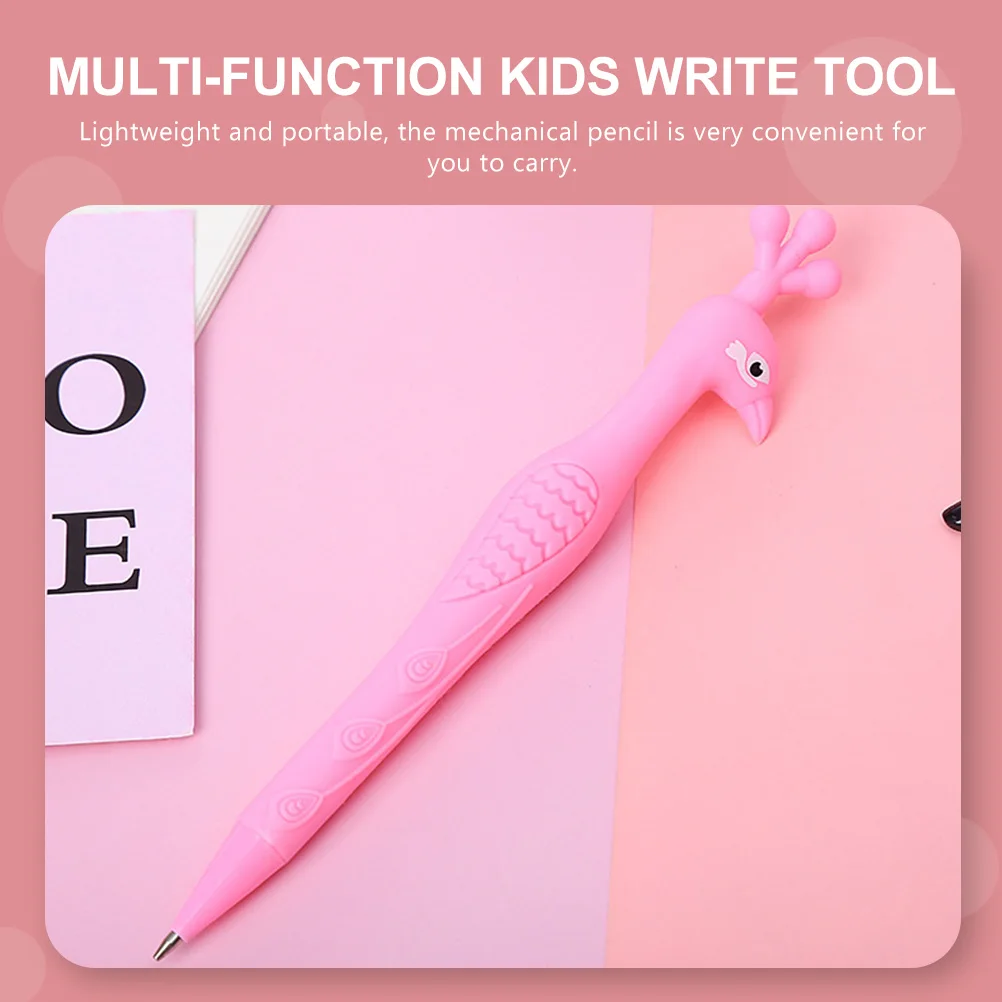 

12 шт., механический карандаш с павлином, АБС-материал, детский инструмент для письма, бытовые карандаши, очаровательный детский аксессуар для студентов