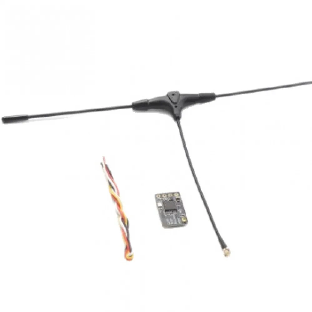 ELRS 2.4G/915MHz Receiver Ultra Light For FPV Racing Drone Long Range RC Quadcopter 3.6V-5.5V 50mw CRSF Protocol Antenna