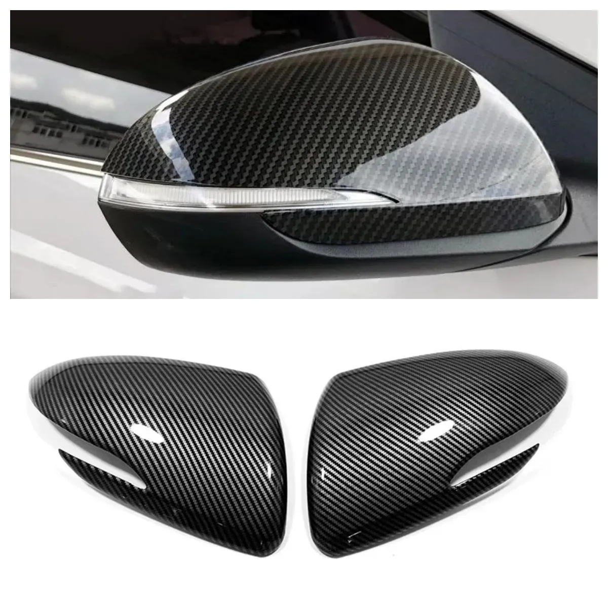 

Декоративные накладки на зеркала заднего вида для Hyundai i30 Elantra Avante AD 2016-2020, автомобильные аксессуары