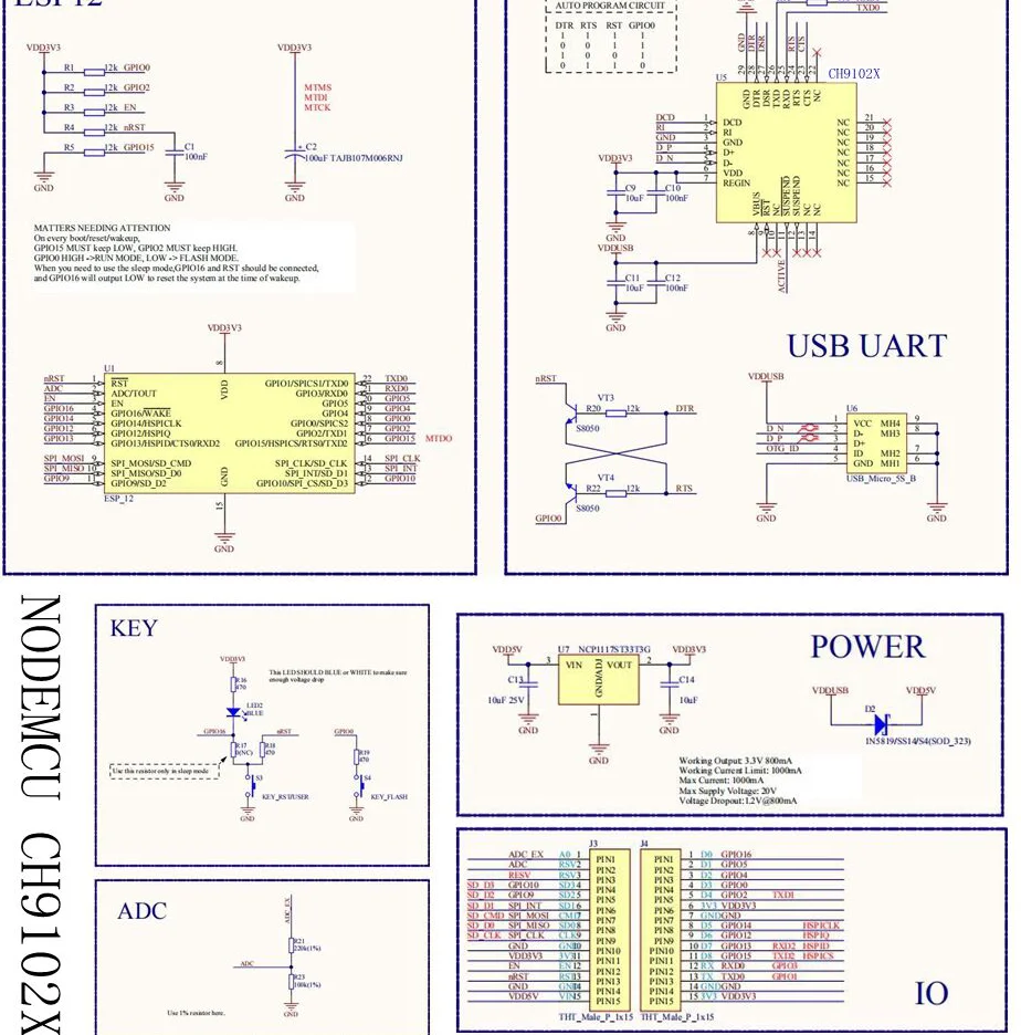 Drahtloses Modul CH340/CP2102 NodeMcu V3 V2 Lua WIFI Internet der Dinge Entwicklungsplatine basierend auf ESP8266 ESP-12E mit PCB-Antenne – Detail 1