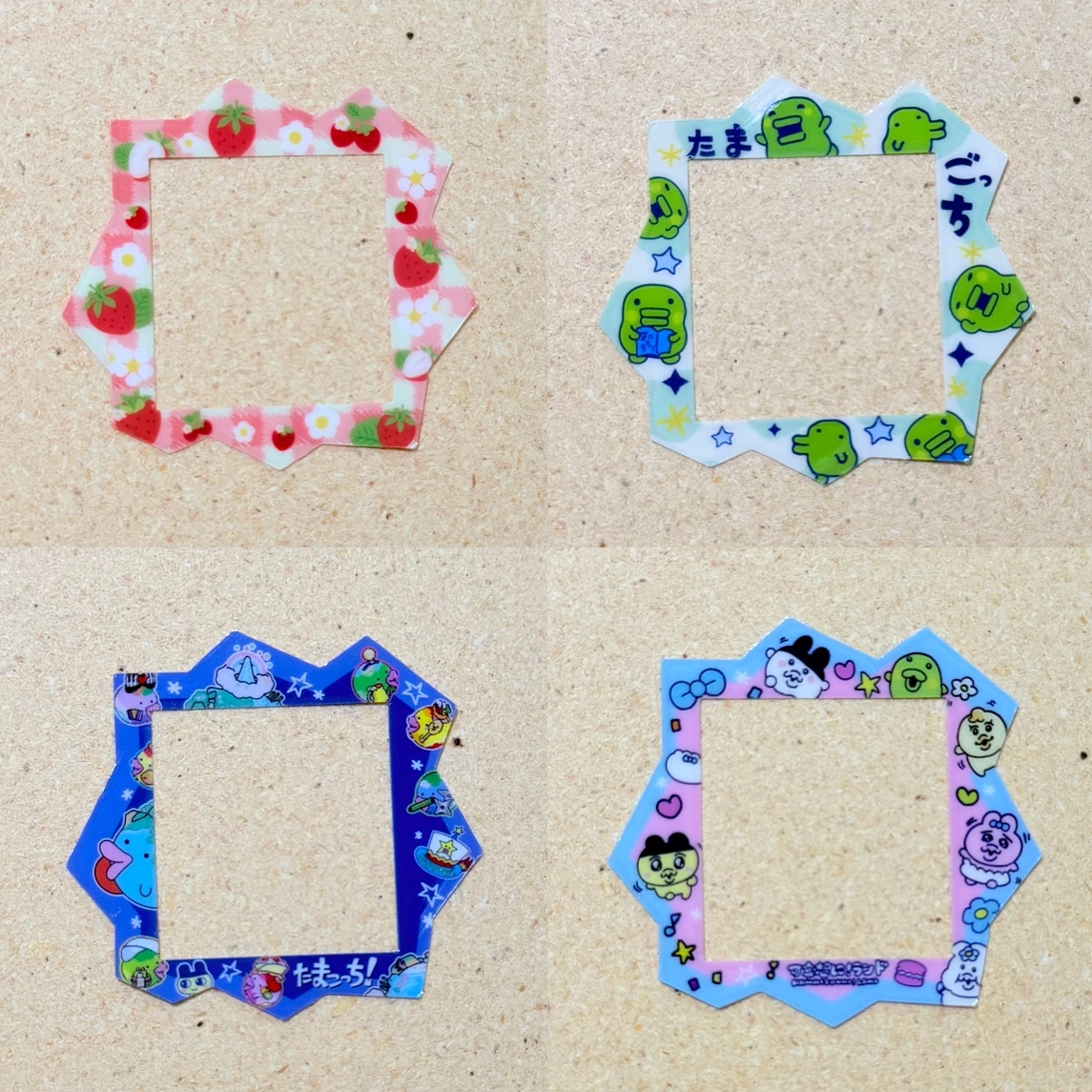 Papel de Panel Kawaii Tamagotchi Paradise estilo Doraemon papel de Panel decorativo no adhesivo para Tamagotchi