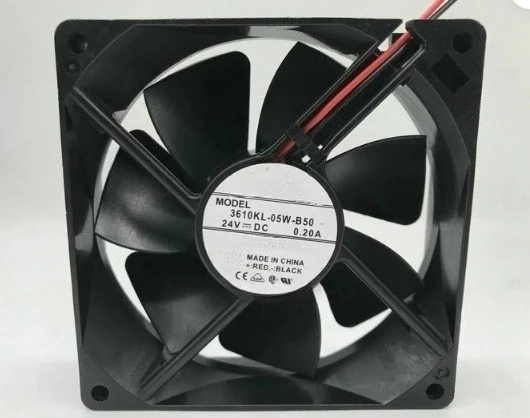 

Brand new original 3610KL-05W-B50 9025 24V 0.20A 92 * 92 * 25mm Inverter Cabinet Fan Pack Fast delivery
