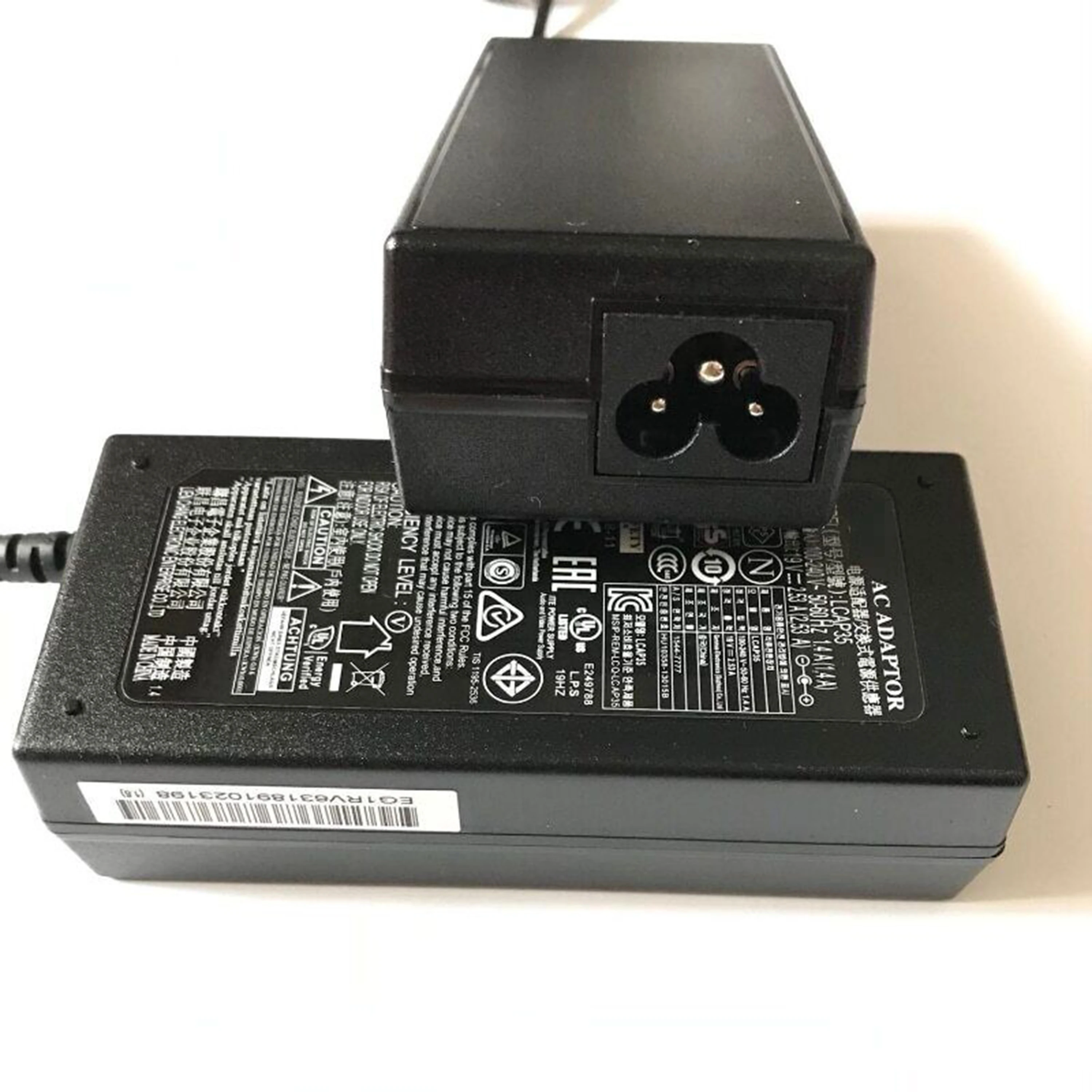 Adaptador de energia para 32 Polegada TV, novo, LCAP35, DA-48F19, saída 19V 2.53A, 32MB25VQ, LV320DUE, 32LF5800 Supply