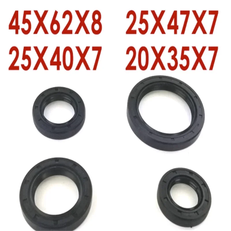 Micro Tiller Gearbox Oil Seal 45 * 62 * 8 25 * 47 * 7 25 * 40 * 7 20 * 35 * 7 Ring