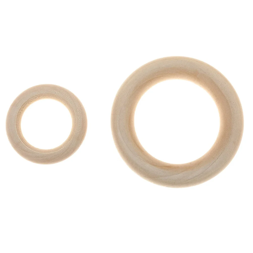 

Natural Wood Loop Natural Wood Ring Wood Material for DIY Jewelry Findings Wood Ring