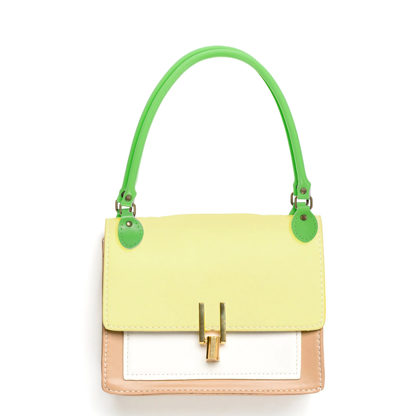

1Pair Bag Strap Thickened Sewing Handbag Handle Replacement for Tote Handbag Pouch Yellow Green