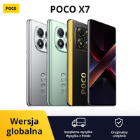 POCO X7 Version Global Dimension Smartphone 7300-Ultra 6.67 CrystalRes 1.5K FloW Display AMOLED 50MP Camera 45W NFC Charging