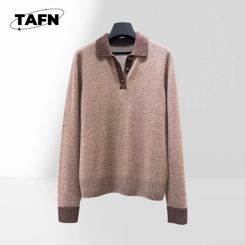 

100% Cashmere Trendy Solid Color Knit Sweater for Women Cozy and Fashionable for Winter Timeless Style for Every Wardrobe AJ0917