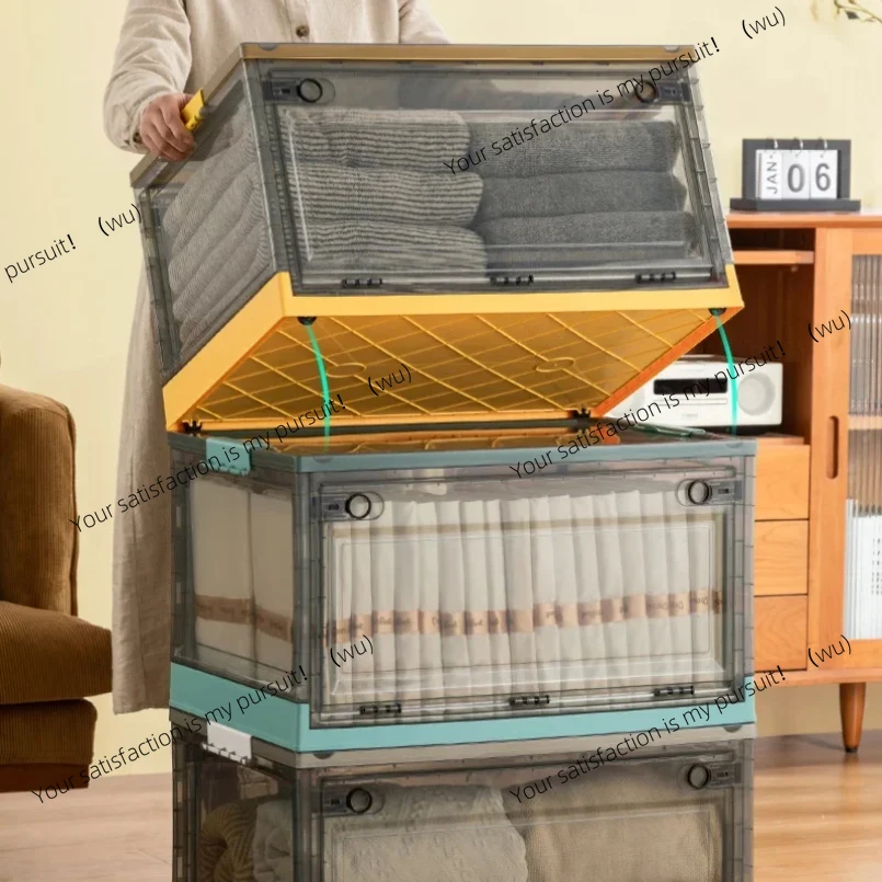 

ZOCI-складной ящик для хранения, прозрачный контейнер для хранения, ящик для хранения всякой всячины