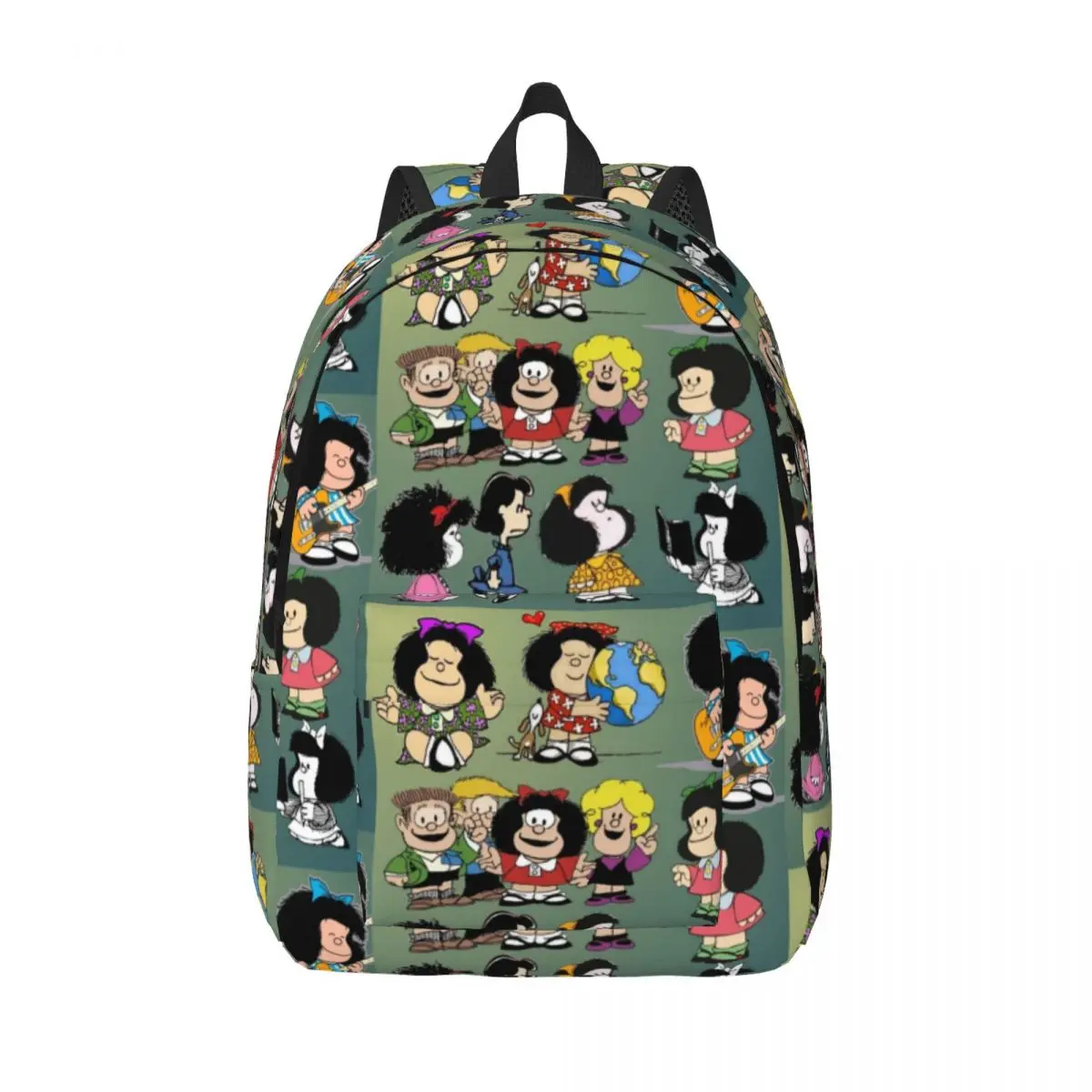 Kawaii Cartoon Mafalda Anime Rugzak Voor Jongen Meisje Kinderen Student School Boekentas Manga Plaid Dagpack Voorschoolse Primaire Tas Reizen