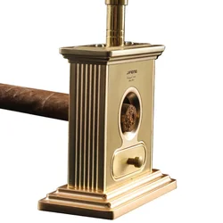 Luxury Cigar Cutter Knife Desktop Sharp Edge Cigar Cutter Puncher Vertical Cigar Puncher Knife Stainless Steel Cigar Scissors