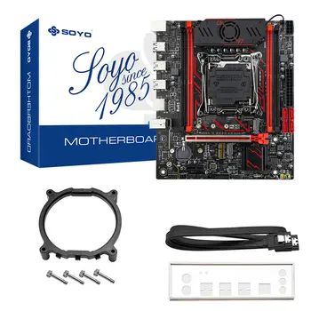 Herní základní deska SOYO X99, čipová sada C612, TPM2.0 Pin, procesor E5 2680 V4 a DDR4 16G (2*8G) 2133MHz RAM, PCIE3.0 pro stolní PC 10 nejlepší prodej Kombinace základní desky CPU - №9