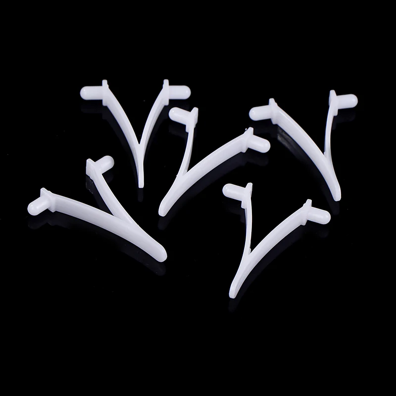 5 Stuks Plastic V-clips Stijl Witte Wishbone Lente Clip Voor Zwembad Telescopische Stokken Voor Zwembad Onderhoud Apparatuur