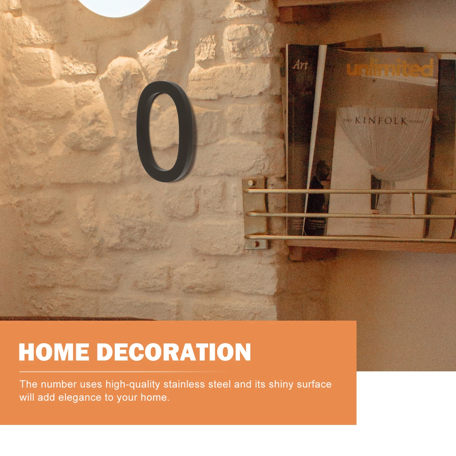 

House Acrylic Corridor Mailbox House Street Number Marker Street Door Number Address Numbers Durable Practical